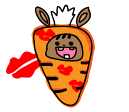 FUNNY rabbit (NO.1) sticker #12625924