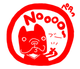 French bulldog family16 sticker #12625937