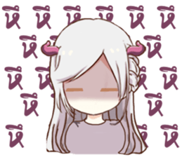 taurus girl sticker #12626148