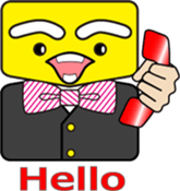 Phone call for you (3):Pentagonal Face sticker #12626214