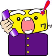 Phone call for you (3):Pentagonal Face sticker #12626221