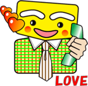 Phone call for you (3):Pentagonal Face sticker #12626225