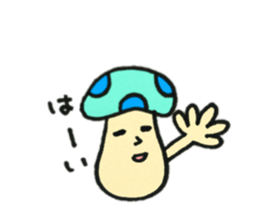 Colorful mushroom Sticker sticker #12626398