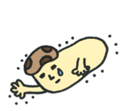 Colorful mushroom Sticker sticker #12626402