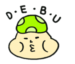 Colorful mushroom Sticker sticker #12626412