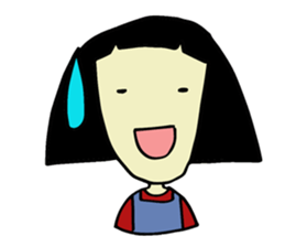 Peace Girl sticker #12626863