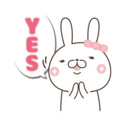 Aristocracy rabbit and Devil rabbit. sticker #12626972