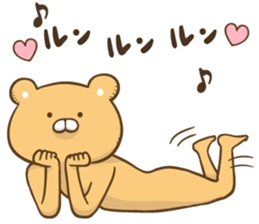 The bear which graduated from lovely L sticker #12627057