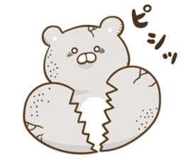 The bear which graduated from lovely L sticker #12627069