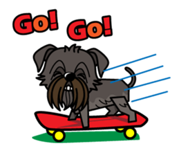 iinu - Affenpinscher sticker #12627654