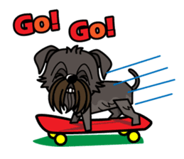 iinu - Affenpinscher sticker #12627654