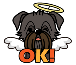 iinu - Affenpinscher sticker #12627656