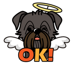 iinu - Affenpinscher sticker #12627656