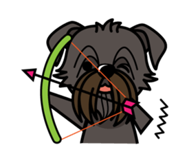 iinu - Affenpinscher sticker #12627673