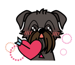 iinu - Affenpinscher sticker #12627674