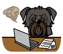 iinu - Affenpinscher sticker #12627675