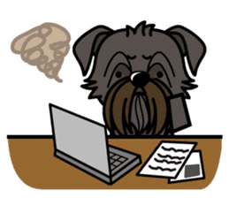 iinu - Affenpinscher sticker #12627675