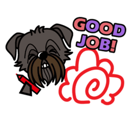 iinu - Affenpinscher sticker #12627676