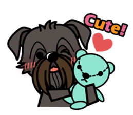 iinu - Affenpinscher sticker #12627682