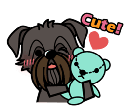 iinu - Affenpinscher sticker #12627682