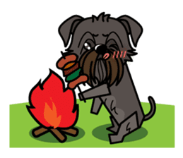 iinu - Affenpinscher sticker #12627688