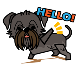 iinu - Affenpinscher sticker #12627689