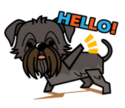 iinu - Affenpinscher sticker #12627689