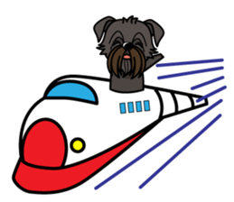 iinu - Affenpinscher sticker #12627691