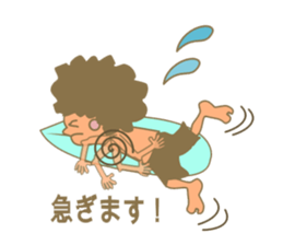 Surfing Surfing Mokumoku sticker #12627943