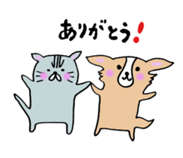 sora and pudding of the good friend pair sticker #12628019