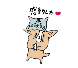sora and pudding of the good friend pair sticker #12628033