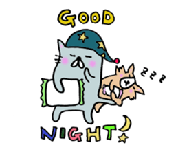 sora and pudding of the good friend pair sticker #12628038