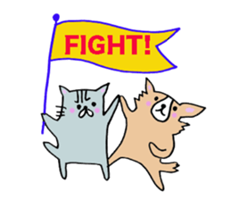 sora and pudding of the good friend pair sticker #12628051