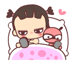 My little bad girl A sticker #12628136