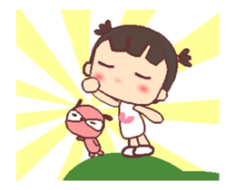 My little bad girl A sticker #12628149