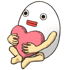 EGGMAN Sticker of LOVE
