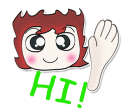 Hi my name is KABA. Ha Ha Ha sticker #12628881