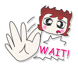 Hi my name is KABA. Ha Ha Ha sticker #12628883