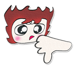 Hi my name is KABA. Ha Ha Ha sticker #12628899