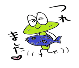 Rocky shore fishing Girella sticker #12628989