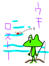 Rocky shore fishing Girella sticker #12628999