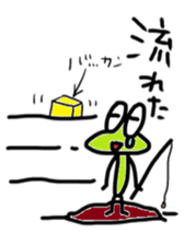 Rocky shore fishing Girella sticker #12629005