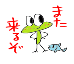 Rocky shore fishing Girella sticker #12629011