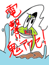 Rocky shore fishing Girella sticker #12629019