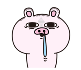 Pig laugh sticker #12629363