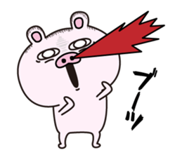 Pig laugh sticker #12629367