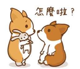 Corgi Dog Kaka - Good Friends vol. 2 sticker #12629504