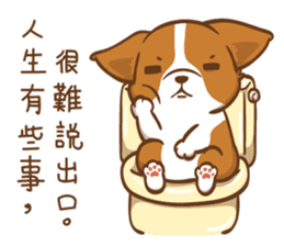 Corgi Dog Kaka - Good Friends vol. 2 sticker #12629521