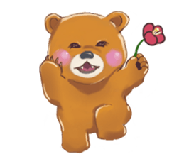 bear cute daily sticker #12629772