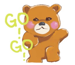 bear cute daily sticker #12629773